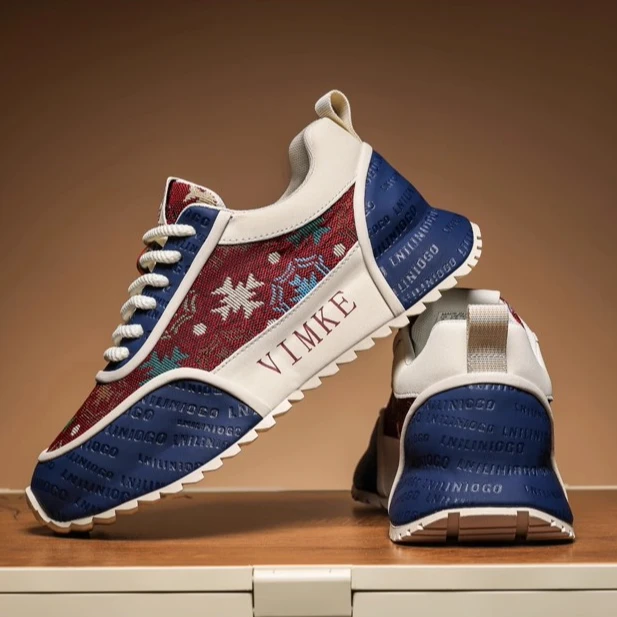 Maishe欧洲站男鞋秋季潮流新款休闲跑步运动鞋男款包底增高老爹鞋