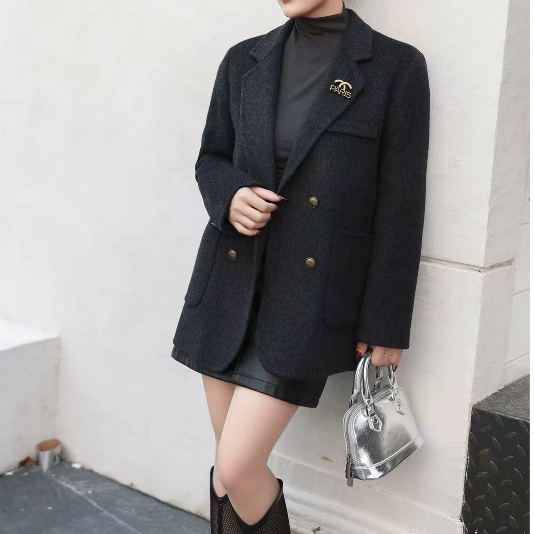 苗姐【100%超细羊毛】高品质双面羊毛西服外套298