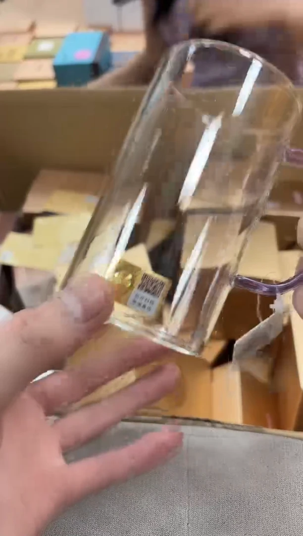 禾器清简杯浅紫色孤品