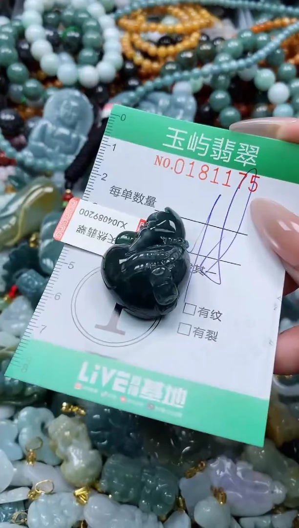 翡翠未镶嵌颈饰闪购0181175