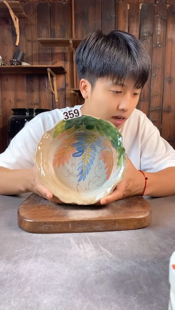 碗359，手工手绘，超值陶瓷