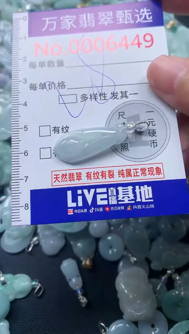 颈饰未镶嵌翡翠6449