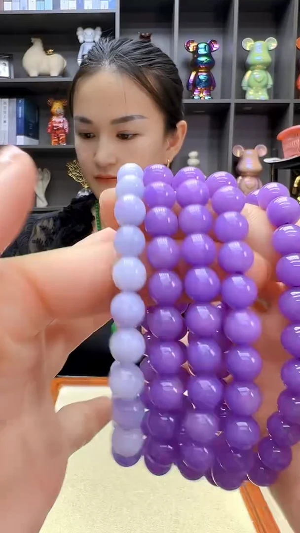 翡翠未镶嵌颈饰丹丹diy劲饰8mm手链