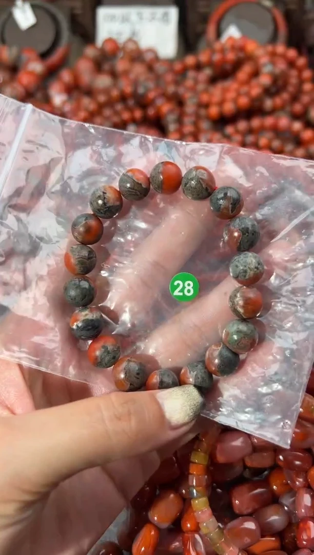 未镶嵌手串南红玛瑙10+