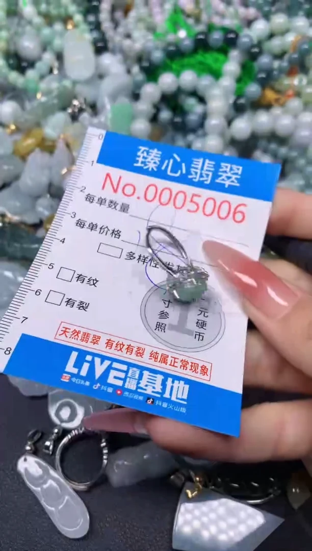 【闪购商品】翡翠颈饰未镶嵌含绳0005006