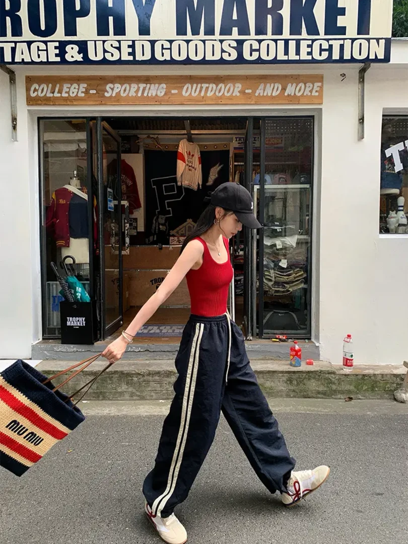 裤长99    3002【侧条休闲】运动裤