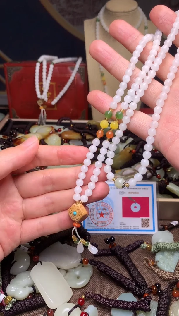 颈饰未镶嵌和田玉新疆料青海料清水和田玉吊坠