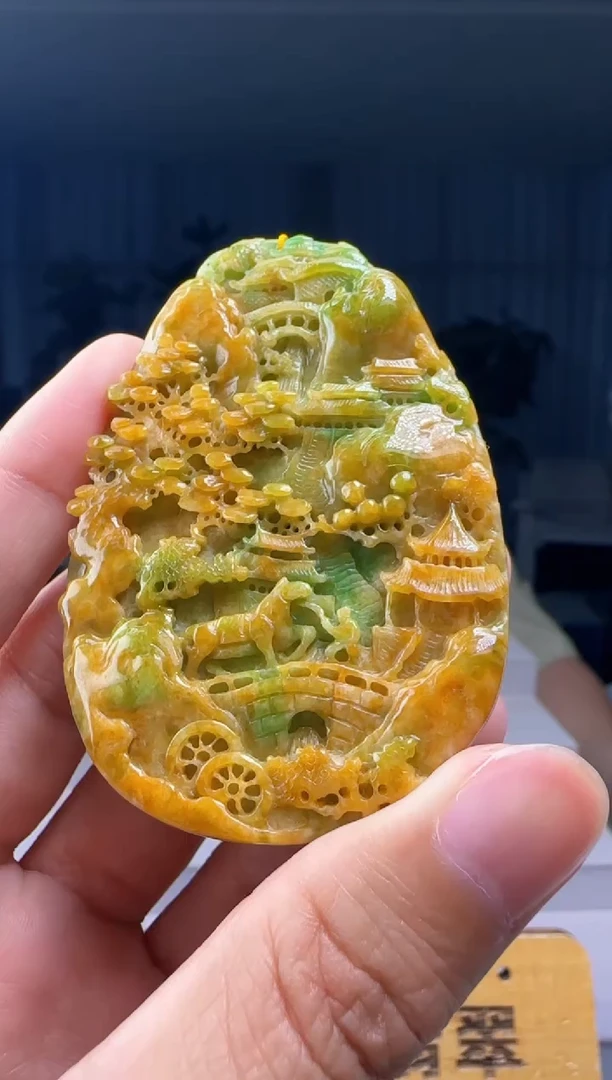 翡翠未镶嵌吊坠(不含链)XM@@960Q3J20036