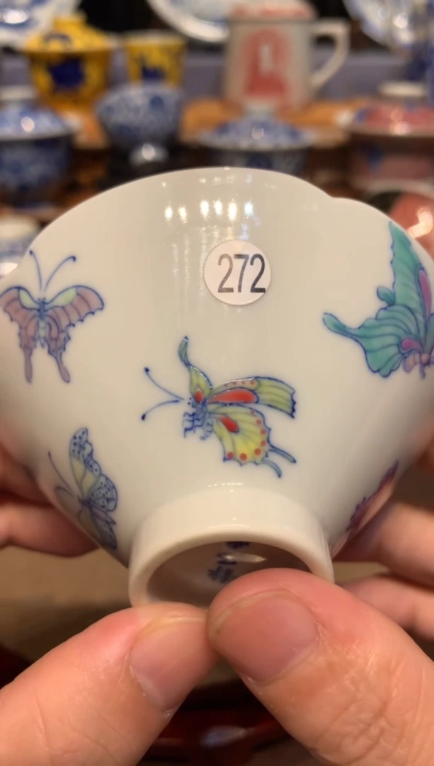 锋272斗彩杯子cl113