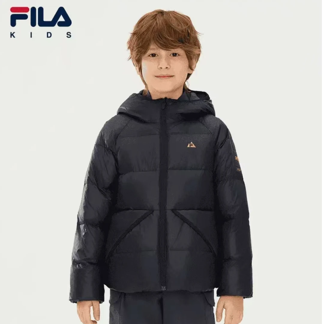 FILA斐乐儿童外套【双面穿保暖】冬季新款羽绒服K52B543907