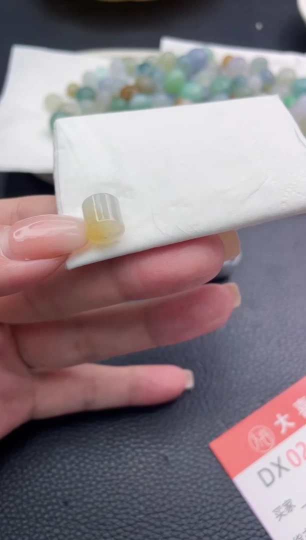 定制翡翠未镶嵌伊**紫珠子