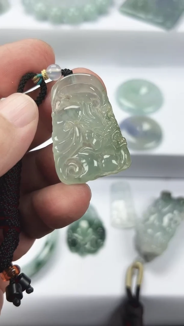 颈饰未镶嵌翡翠天然缅甸A货翡翠