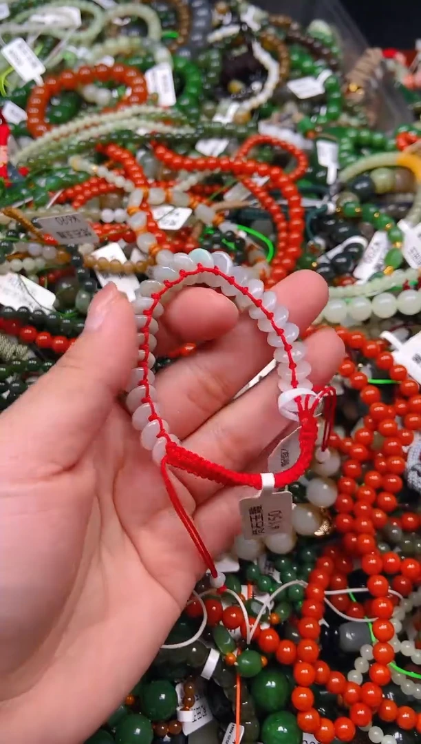 翡翠未镶嵌颈饰123456789