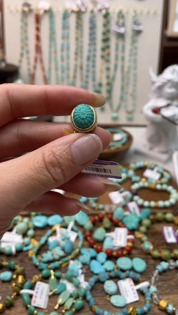 【闪购商品】绿松石潘潘合金编号39