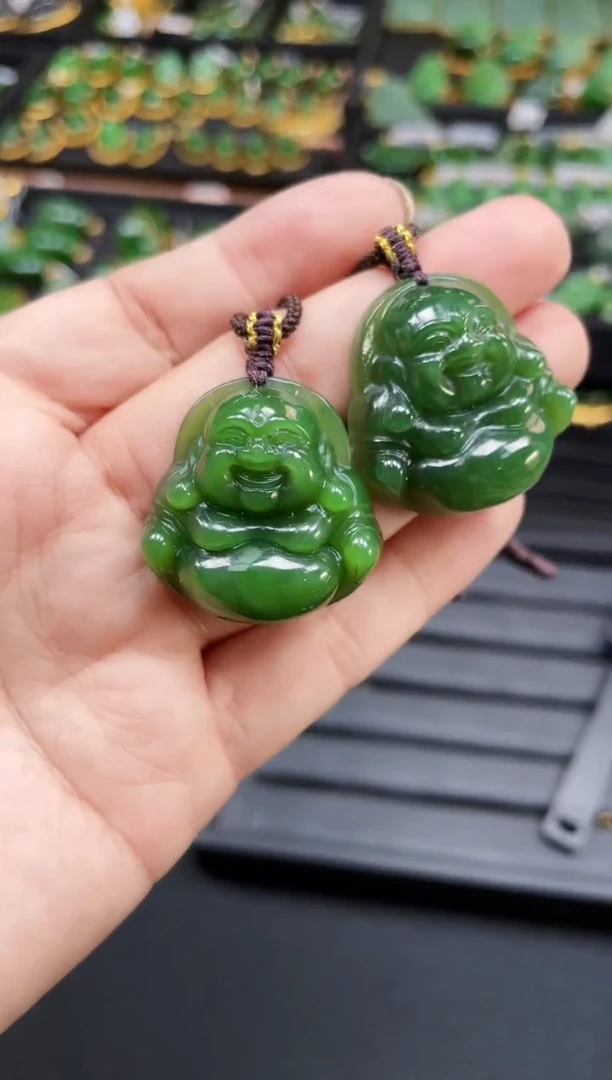 【闪购商品】和田玉吊坠未镶嵌30MM 多样性发一