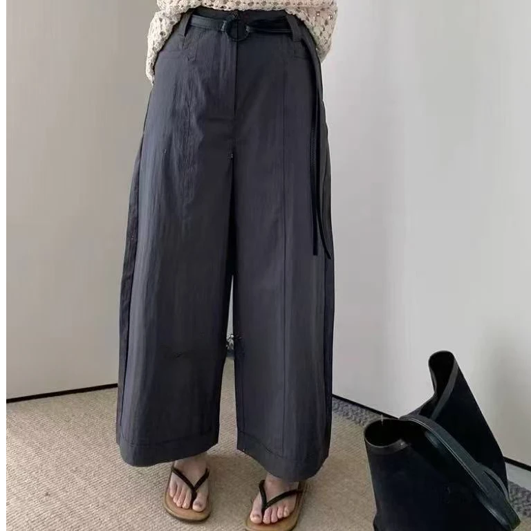 6018#【空气裤】超舒服九分气球裤夏季新款直筒裤