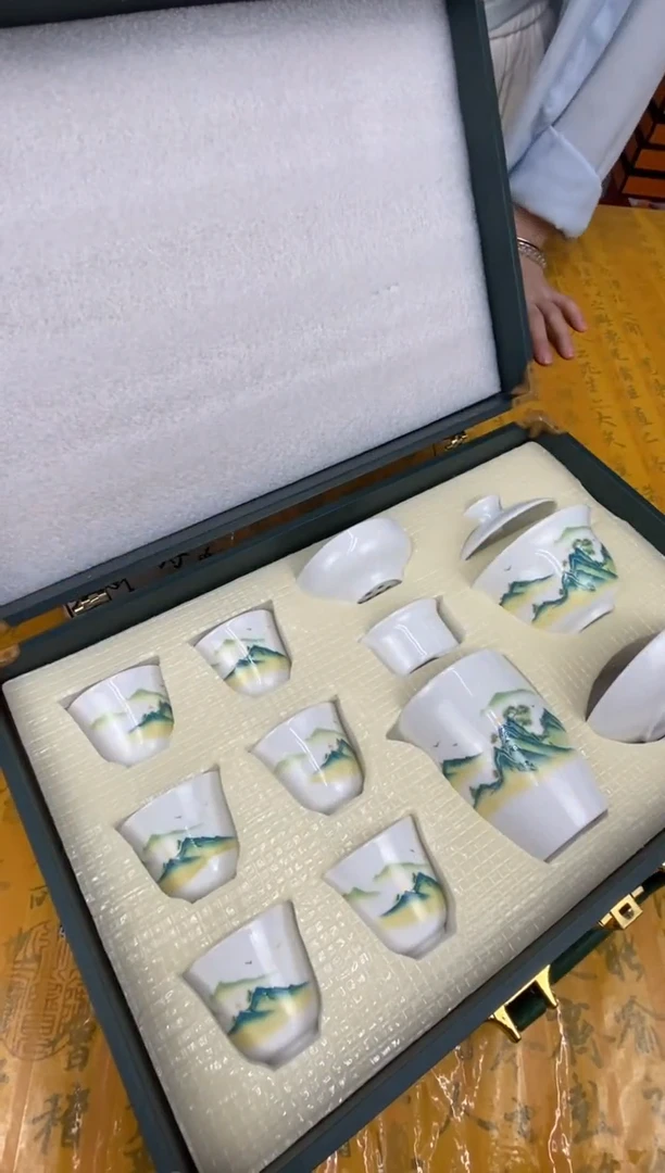 样品清库存@@@茶具@@@@千里江山
