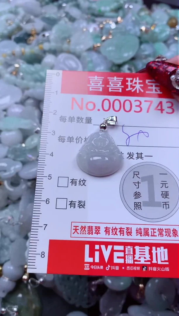 颈饰未镶嵌翡翠3743