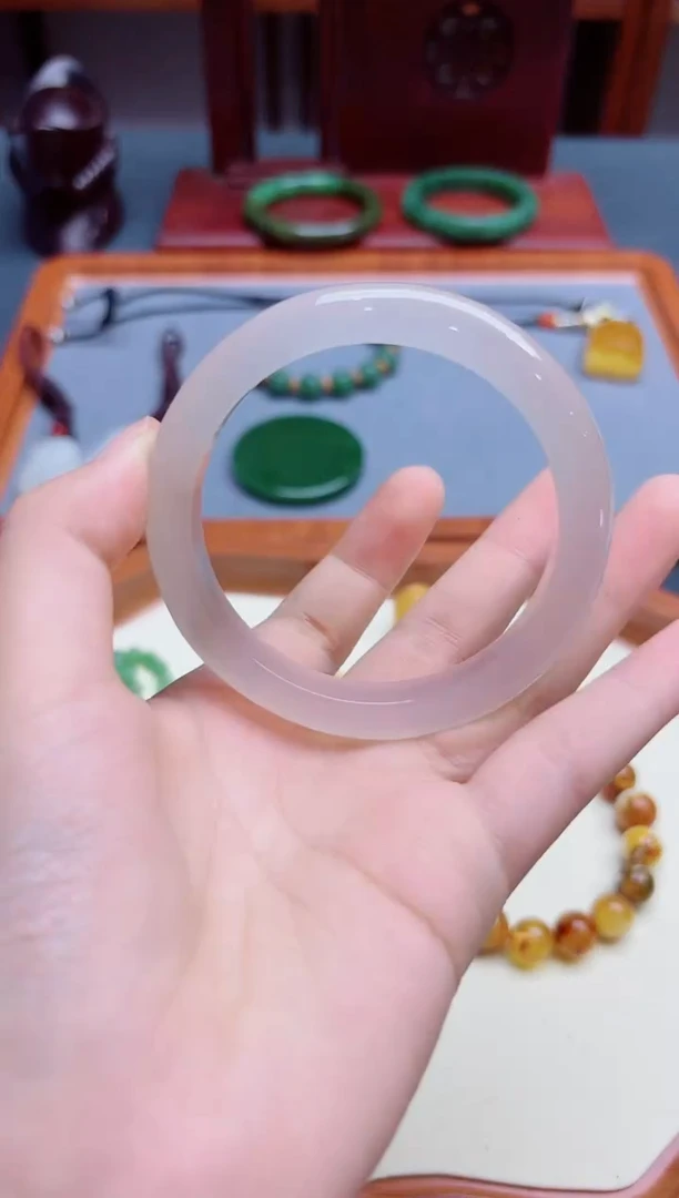 玛瑙/玉髓手镯未镶嵌玉髓55+#手镯*1 YR