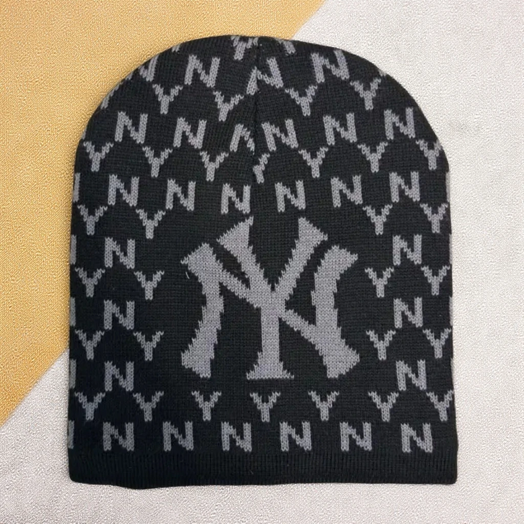 男女同款冬季保暖针织帽加厚加绒防寒毛线帽户外护耳冷帽