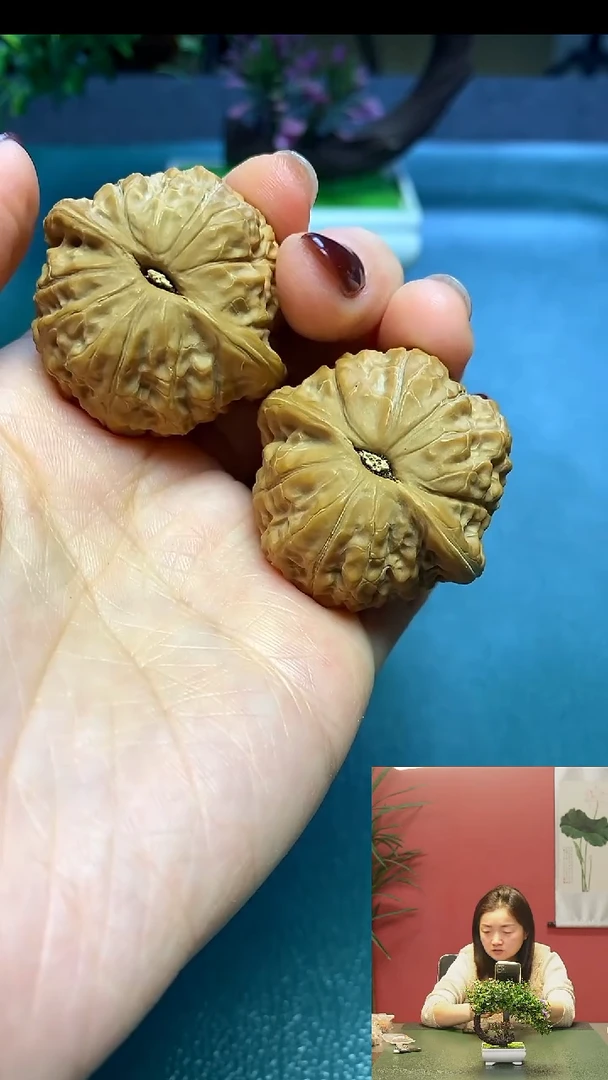 【闪购商品】文玩核桃把件37全品乾隆磨