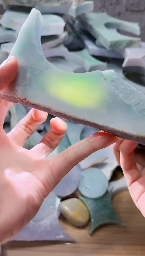 裸石翡翠翡翠a货正品玉石陈716