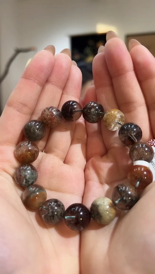 【闪购商品】水晶手串未镶嵌ZW1466四季幽灵手链14+