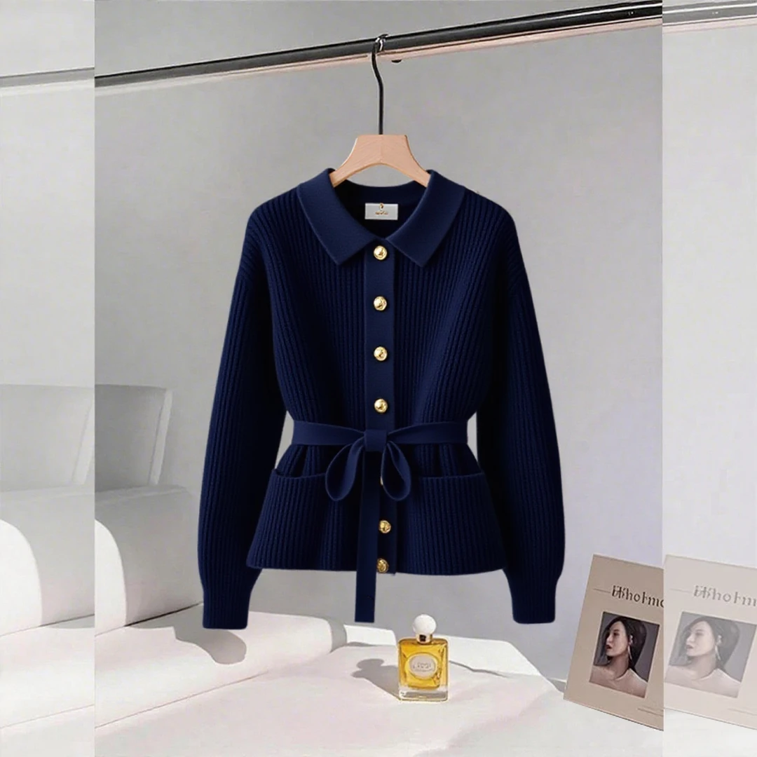 2025高级感秋季穿搭新款轻奢高端时尚气质显瘦长袖毛针织衫上衣女