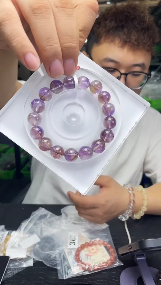 水晶手串未镶嵌手串073