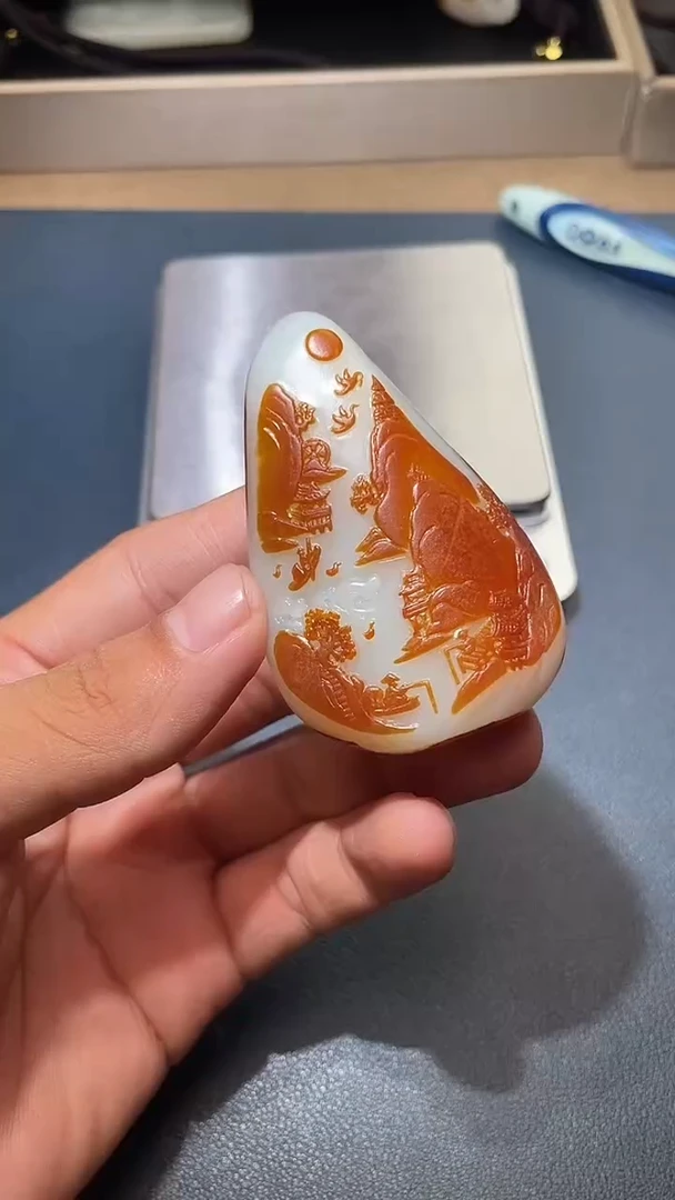 和田玉未镶嵌颈饰周*HX