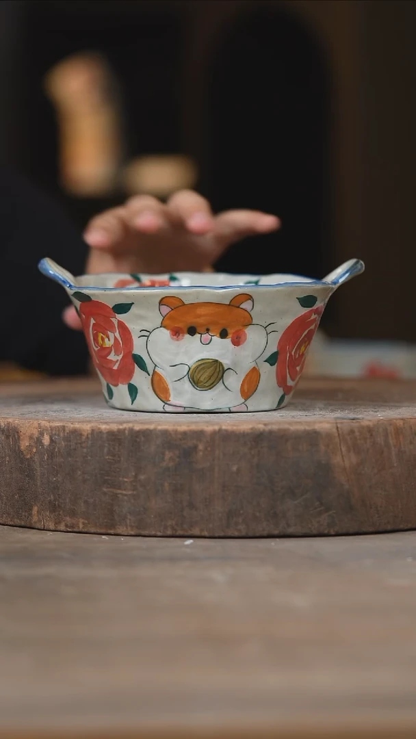 瓷片景德镇高温釉下彩(食品级)