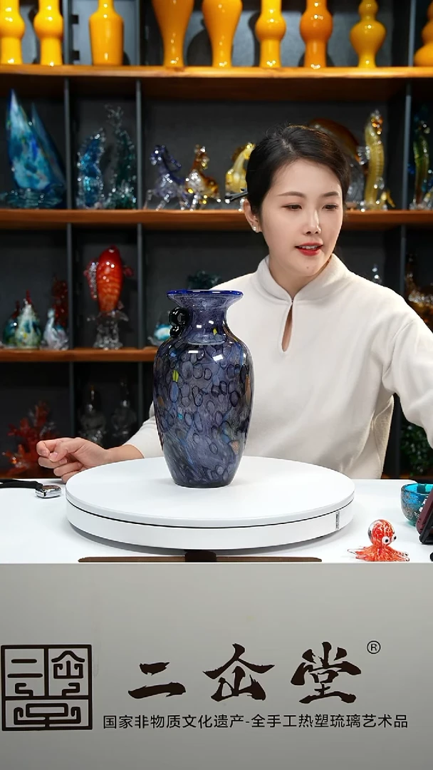 手工艺品琉璃花瓶