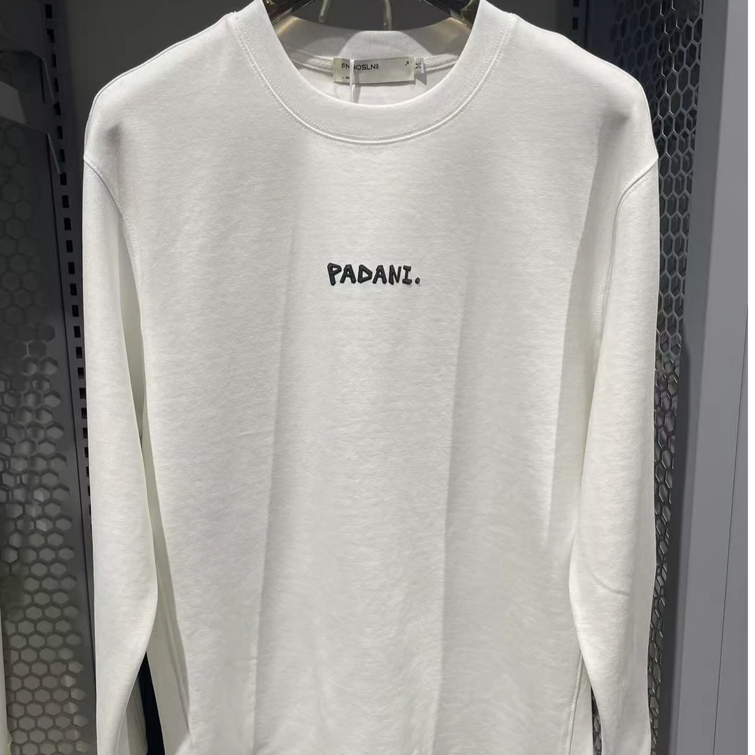 休闲白色卫衣长袖时尚百搭男士