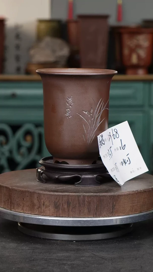 紫砂花盆2968+s紫砂花盆
