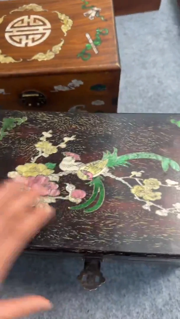 木紫檀花梨木一物一拍箱子30公分