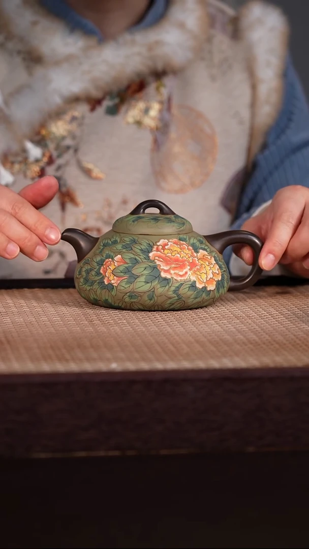 茶壶紫砂黑料 320cc