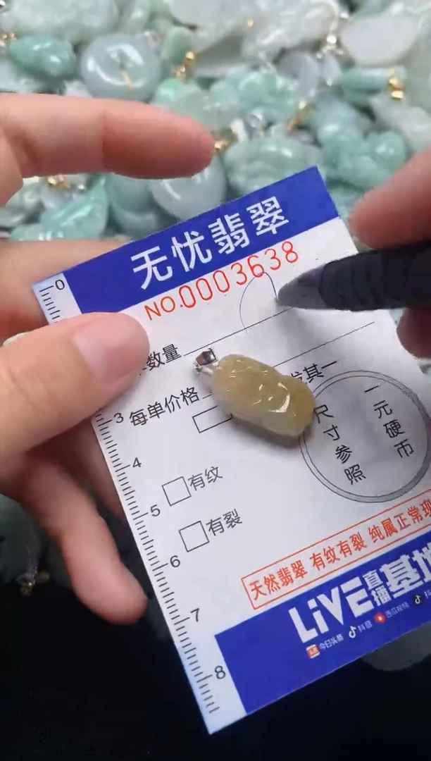 颈饰未镶嵌翡翠3638