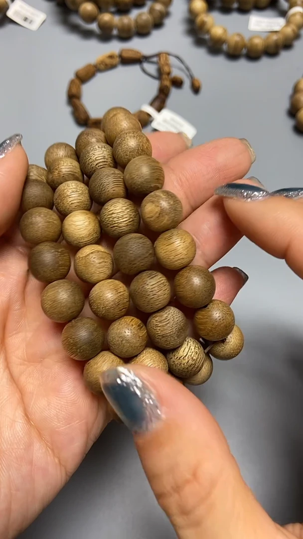 沉香手串文莱1.1圆珠单圈多样性发其一