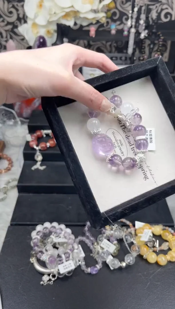 【闪购商品】水晶手链未镶嵌天然水晶 多样性发货