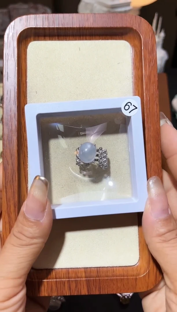 【闪购商品】水晶戒指银S925镶嵌定制