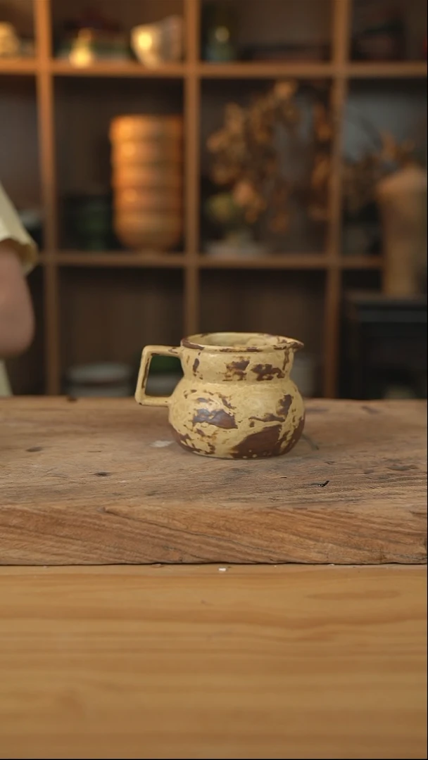 石头系列的奶壶1个