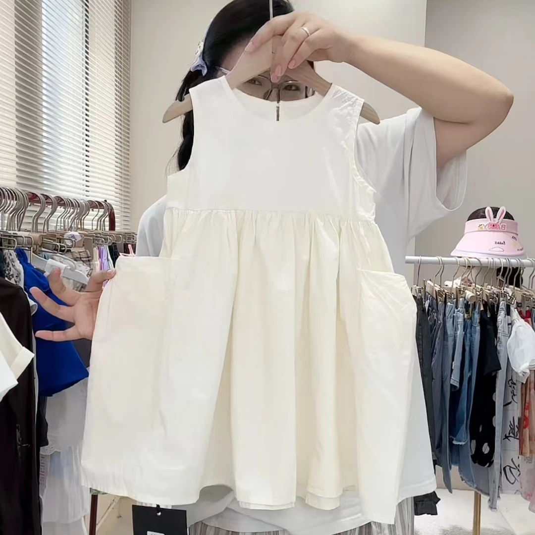 【线下品牌童装】女童夏季无袖韩版公主连衣裙 251761