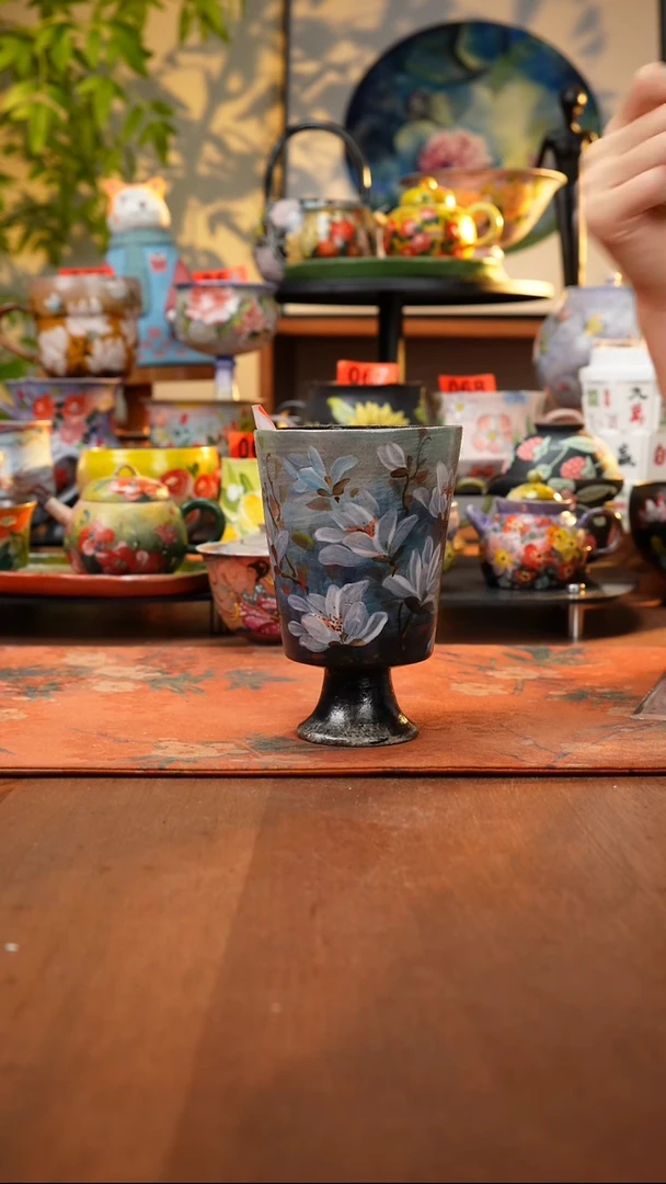 瓷片景德镇手工手绘035