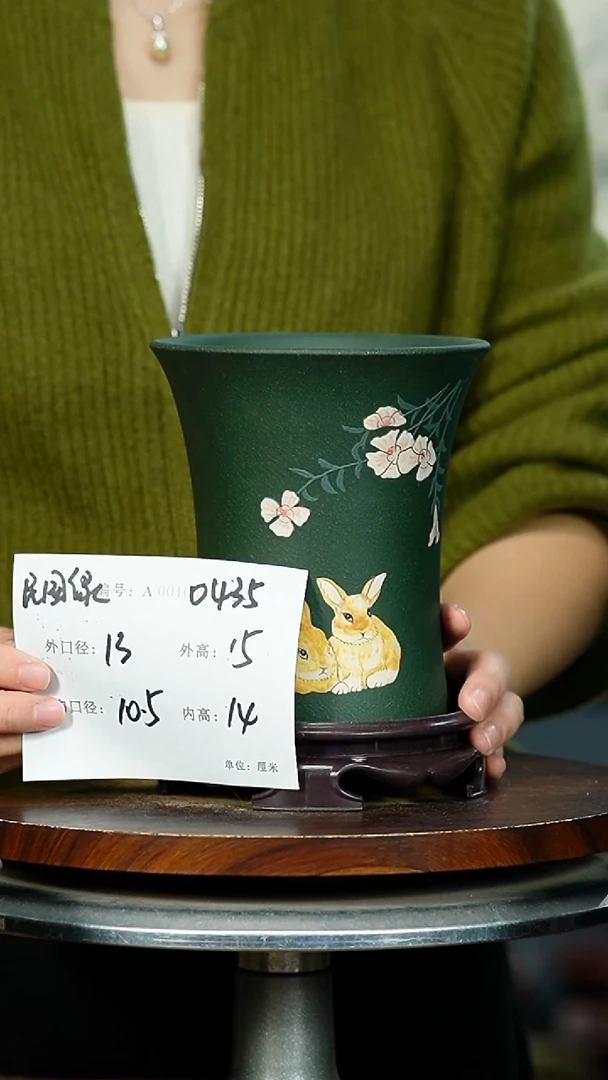 紫砂花盆0435+S紫砂花盆紫砂