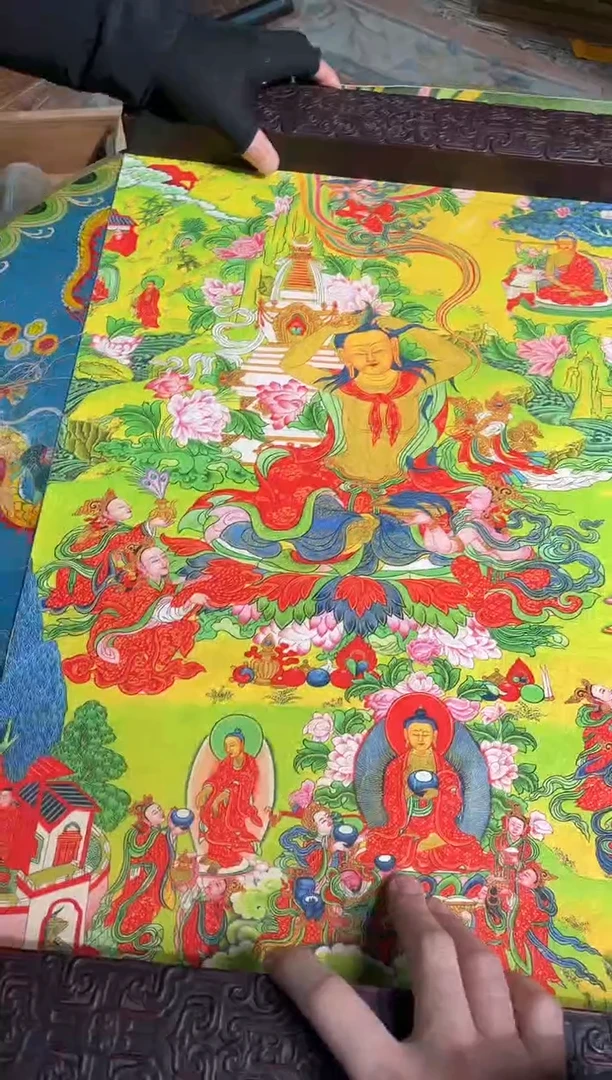 卷轴画曦曦的唐卡tk160