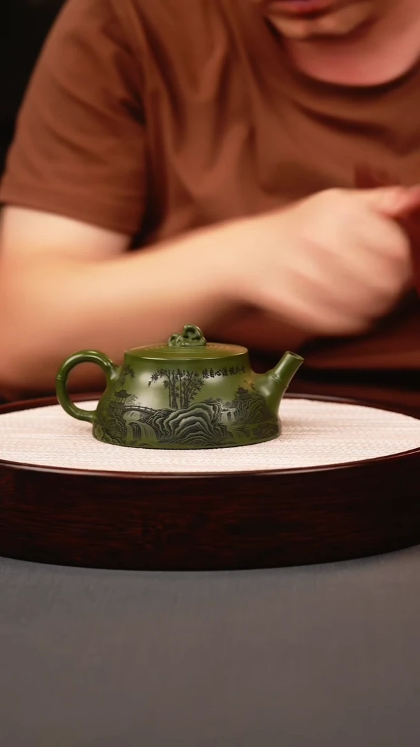 茶壶紫砂绿泥太湖石柱础