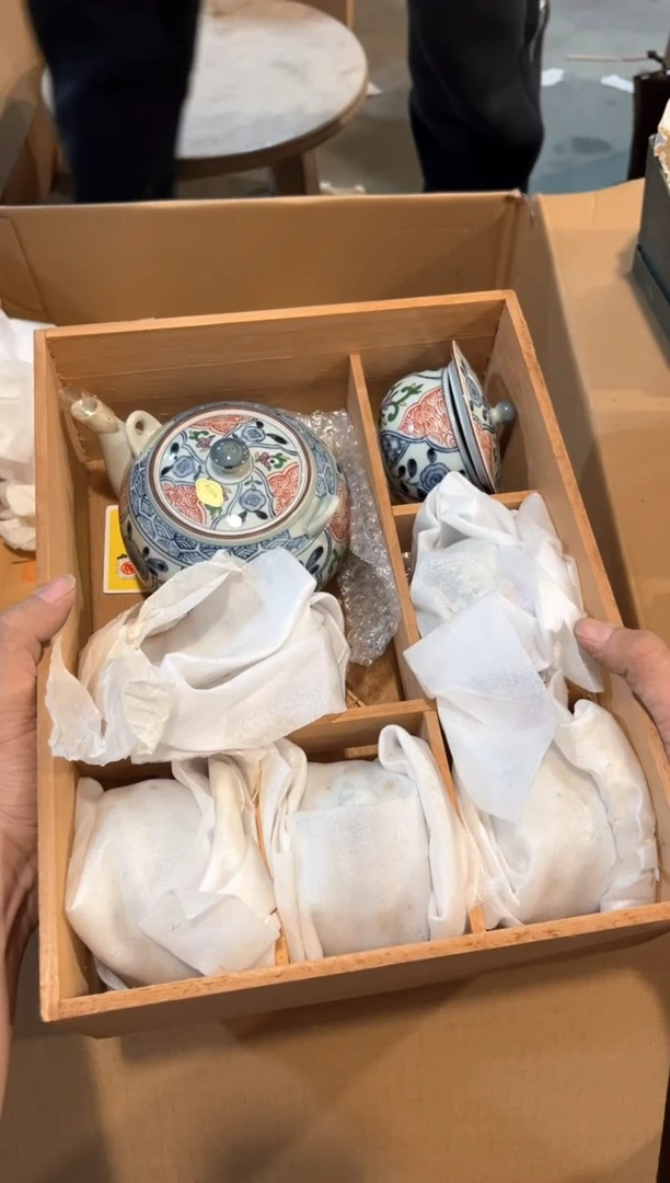 A0914中古瓷器 茶器周边/1盒