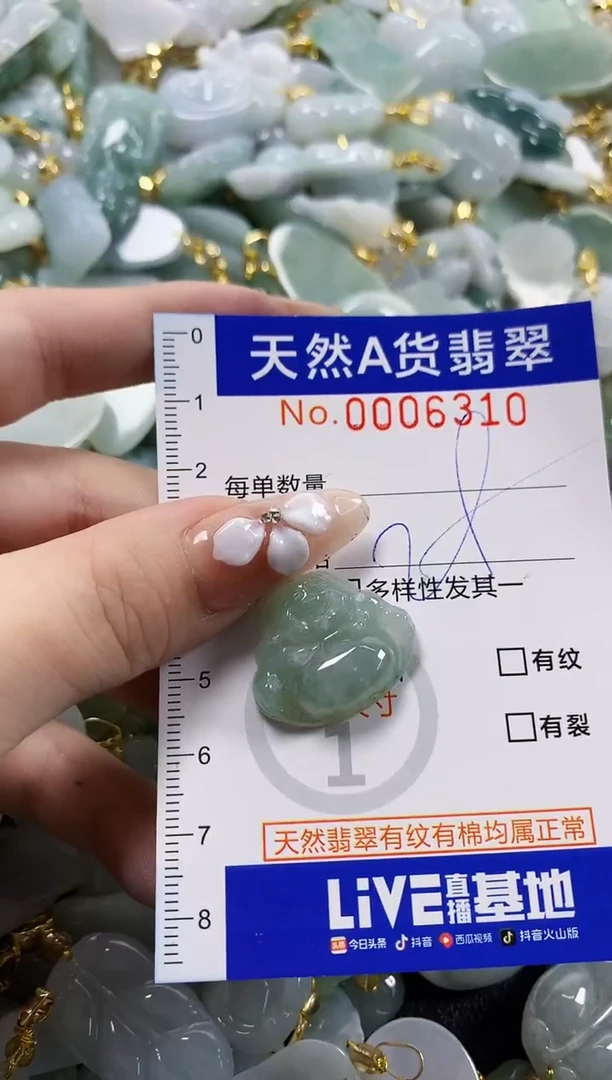 颈饰未镶嵌翡翠天然A货翡翠