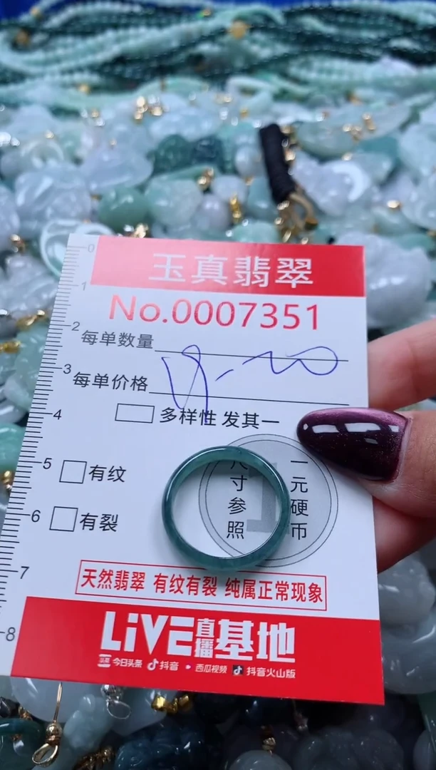 吊坠(不含链)未镶嵌翡翠7351