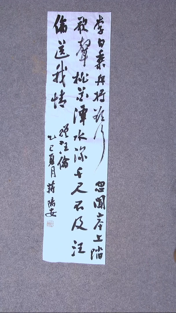 书法蒋阳安 陕西西安100*25尺寸